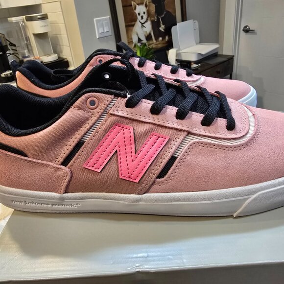 New Balance # Numeric "306" Sneakers Pink/Black Jamie Foy Skating Shoes SZ 12 - Picture 6 of 15